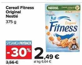 Carrefour Market Nestlè cereali fitness original offerta