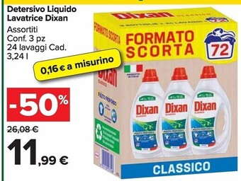 Carrefour Market Dixan detersivo liquido lavatrice offerta