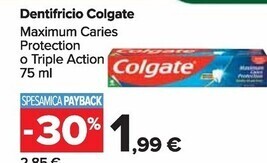 Carrefour Market Colgate dentifricio offerta