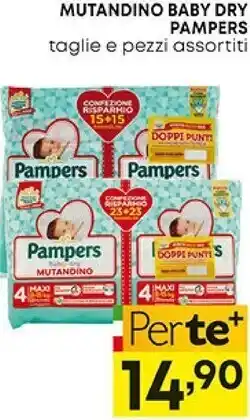 Pampers mutandino baby dry