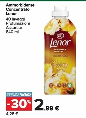 Lenor ammorbidente concentrato