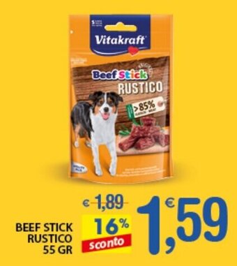 Qui Discount Beef Stick RUSTICO 55 GR offerta