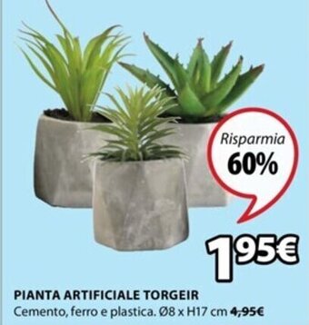 JYSK PIANTA ARTIFICIALE TORGEIR offerta
