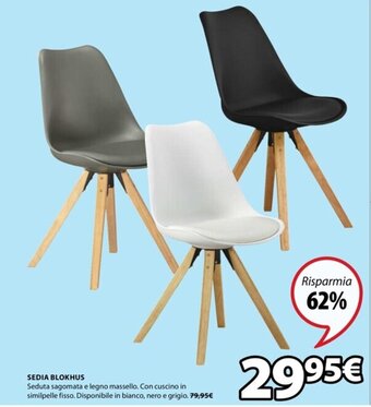 JYSK SEDIA BLOKHUS offerta