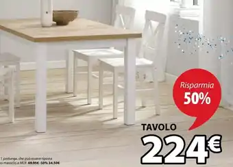 JYSK TAVOLO offerta