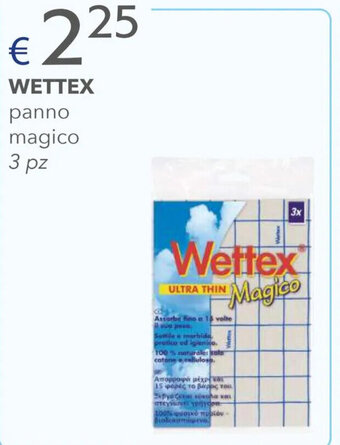 Acqua & Sapone WETTEX panno magico 3 pz offerta