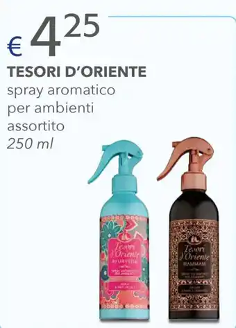 Acqua & Sapone TESORI D'ORIENTE spray aromatico per ambienti assortito 250 ml offerta