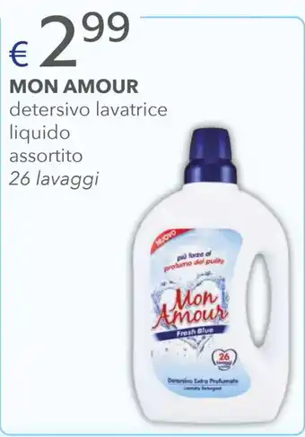 Acqua & Sapone MON AMOUR detersivo lavatrice liquido assortito 26 lavaggi offerta