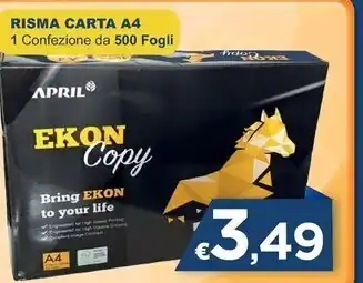 Ekon copy - risma carta a4