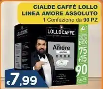 Mister Risparmio Lollo caffè cialde linea amore assoluto offerta