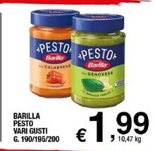 Sigma Barilla pesto offerta