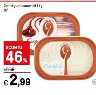 Iper La Grande G7 - gelati gusti assortiti offerta