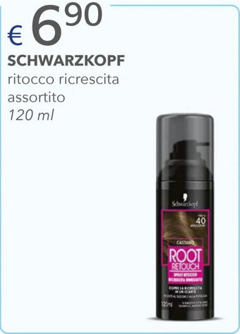 SCHWARZKOPF ritocco ricrescita assortito 120 ml