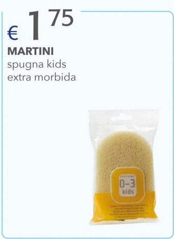 Acqua & Sapone MARTINI spugna kids extra morbida offerta