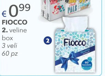 Acqua & Sapone FIOCCO veline box 3 veli 60 pz offerta