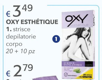 Acqua & Sapone OXY ESTHÉTIQUE strisce depilatorie corpo 20 + 10 pz offerta
