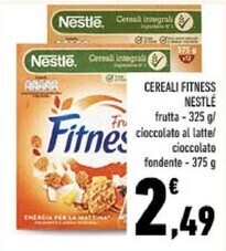 Conad Nestlè cereali fitness offerta