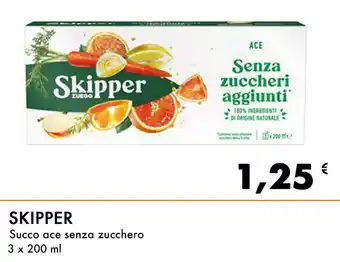 Iper Tosano SKIPPER Succo ace senza zucchero 3 x 200 ml offerta