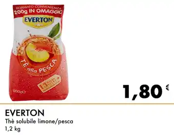EVERTON Thè solubile limone/pesca 1,2 kg