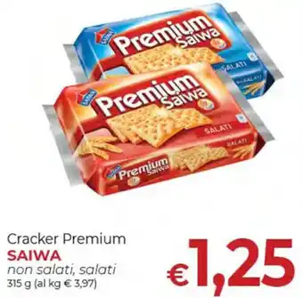 Cracker Premium SAIWA non salati, salati 315 g