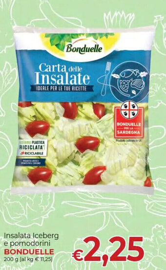 Supermercati Nonna Isa Insalata Iceberg e pomodorini BONDUELLE 200 g offerta