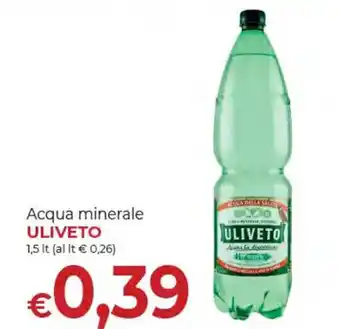 Acqua minerale ULIVETO 1,5 It