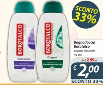 Bagnodoccia Borotalco original-rilassante ml. 450