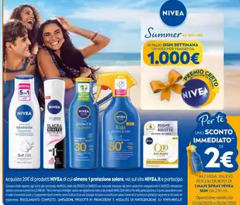 Acqua & Sapone NIVEA Summer offerta