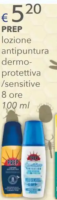 Acqua & Sapone PREP lozione antipuntura dermo - protetiva / sensitive 8 ore 100 ml offerta
