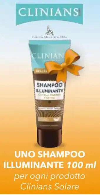 Acqua & Sapone CLINIANS UNO SHAMPOO ILLUMINANTE 100 ml per ogni prodotto Clinians Solare offerta