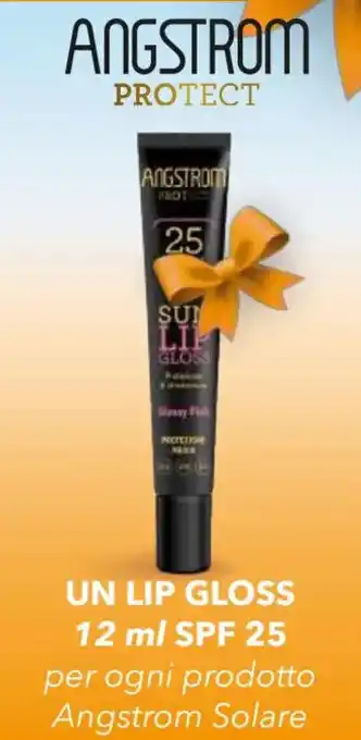 Acqua & Sapone ANGSTROM PROTECT UN LIP GLOSS 12 ml SPF 25 per ogni prodotto Angstrom Solare offerta
