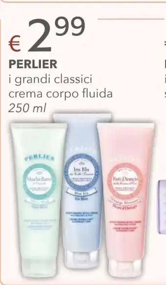 PERLIER i grandi classici crema corpo fluida 250 ml