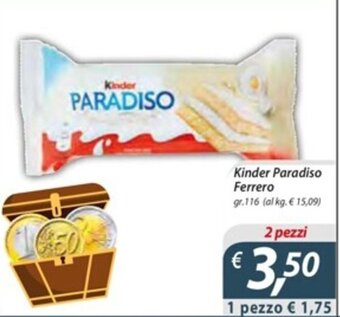 DiMeglio Kinder Paradiso Ferrero gr.116 offerta