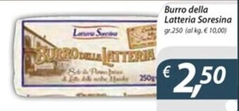 Burro della Latteria Soresina gr. 250