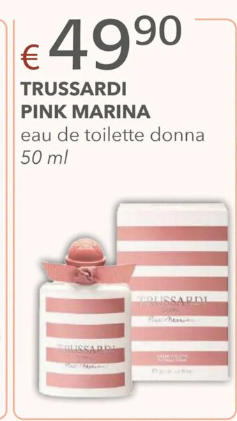 Acqua & Sapone TRUSSARDI PINK MARINA eau de toilette donna 50 ml offerta