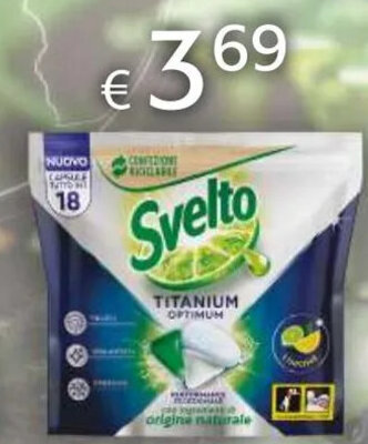 Acqua & Sapone Svelto TITANIUM OPTIMUM offerta