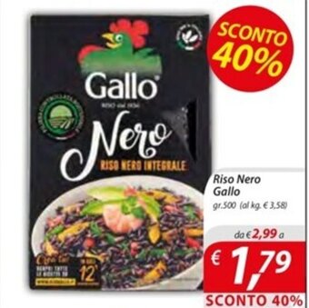 Riso Nero Gallo gr.500