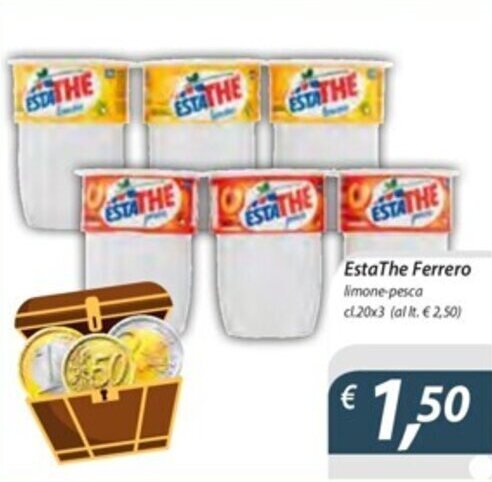 DiMeglio EstaThe Ferrero limone pesca cl.20x3 offerta