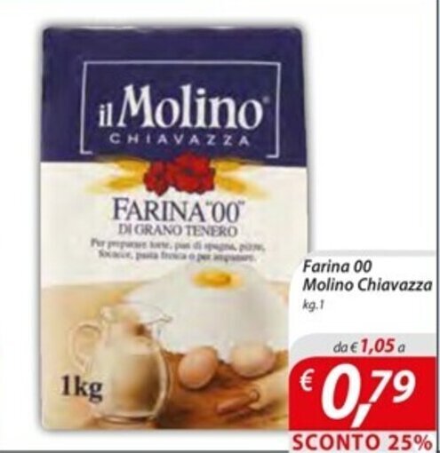 DiMeglio Farina 00 Molino Chiavazza kg. 1 offerta