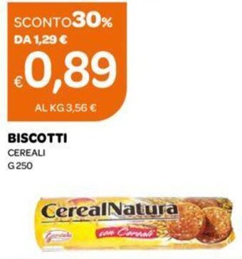 BISCOTTI CEREALI g 250