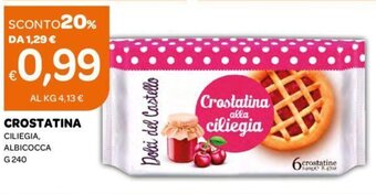Ekom CROSTATINA CILIEGIA, ALBICOCCA G 240 offerta