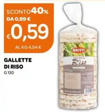 Ekom GALLETTE DI RISO G 130 offerta
