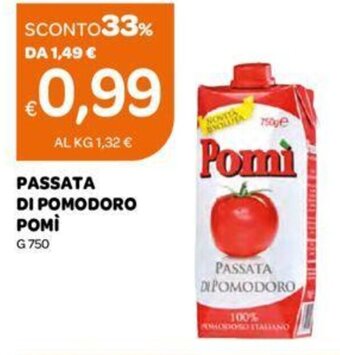 PASSATA DI POMODORO POMI G 750
