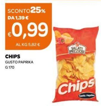 CHIPS GUSTO PAPRIKA G 170