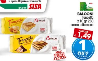 BALCONI trancetto x 10 gr. 280