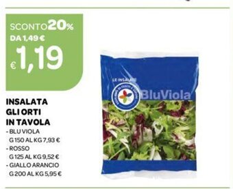 Ekom INSALATA GLI ORTI IN TAVOLA offerta