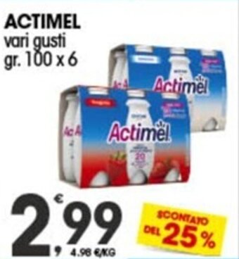 ACTIMEL vari gusti gr. 100 x 6