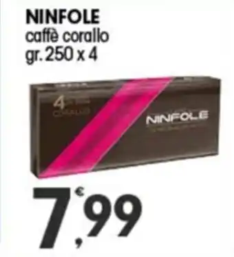 Quick Sisa NINFOLE caffè corallo gr.250 x 4 offerta