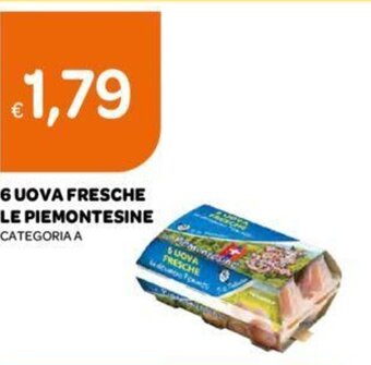 6 UOVA FRESCHE LE PIEMONTESINE CATEGORIA A