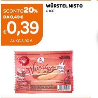 WÜRSTEL MISTO G 100